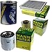 Produktbild QR-Parts Set 85496025 9900 W 7015 C 16 134/1 CUK 25 007 Original MANN-Filter Inspektionspaket SCT Motor Flush Motorspülung 11587812