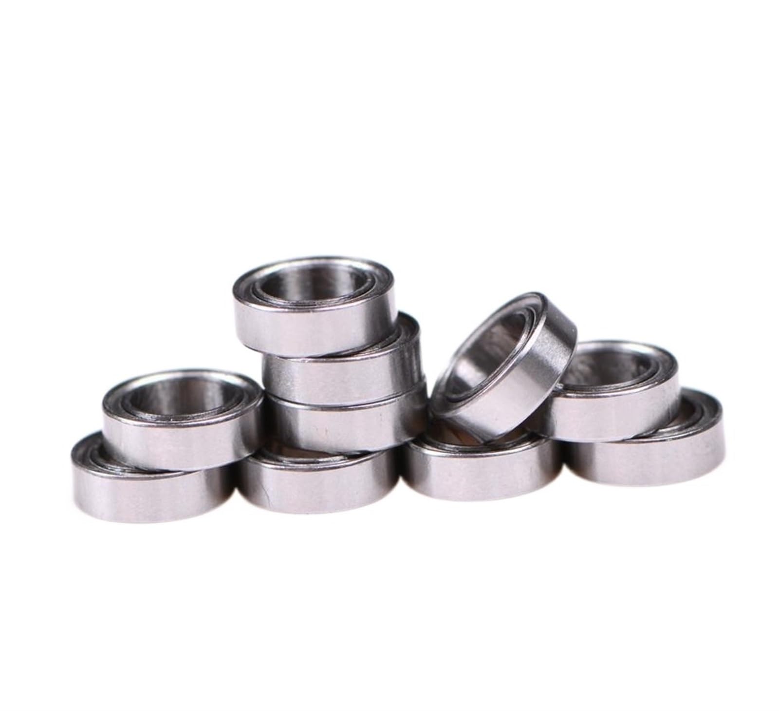 IEUMJNAT Bimetal Seal Shield Micro deep Groove Bearing 4pcs MR85ZZ 5x8x2.5mm Ball Metal