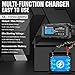 ECO-WORTHY 12V 5A Automatic Smart Battery Charger and Maintainer LCD Display for Lead Acid and Lithium (LiFePO4) Battery