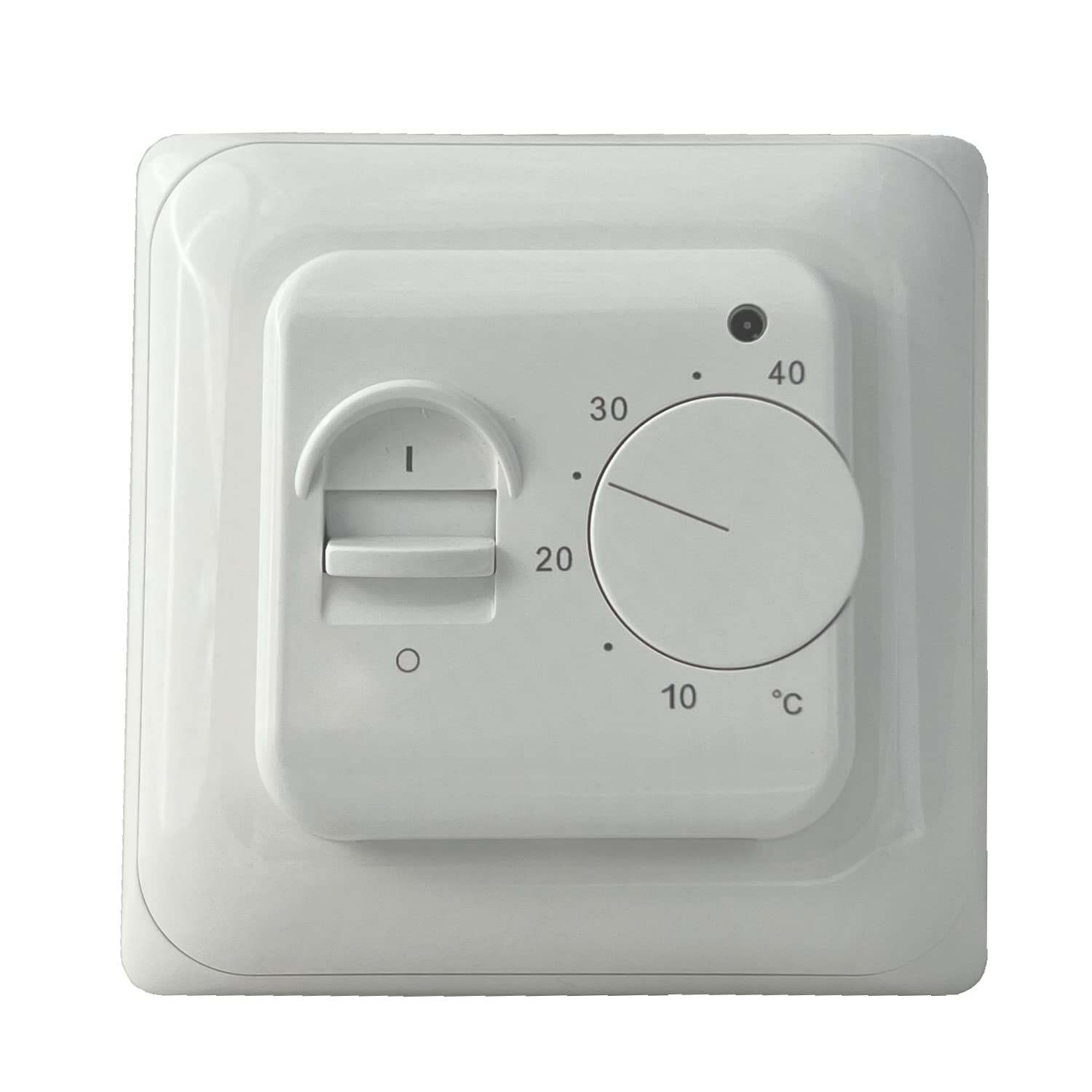 Elektrische Fußbodenheizung HoWaTech Lux Folienheizung für Renovierung Laminat Parkett Vinyl Komplett Set Heizfolie 80 W/m² inkl. Thermostat, Folienlänge & Fläche:2.5m / 1.25m²