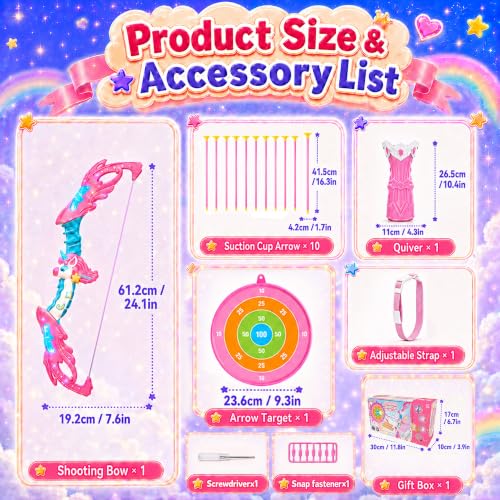 Unicorn Bow and Arrow for Kids DROPS TO - image 5