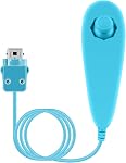 OSTENT Motion Based Wired Nunchuck Controller for Nintendo Wii Console Video Game Color Black
