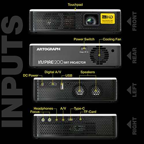 artograph inspire 1200 digital projector