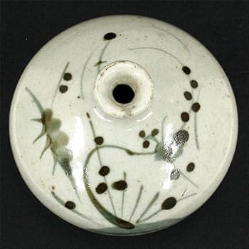 Amazon.co.jp: 骨董品油壺伊万里焼染付梅竹文小壺陶芸陶器磁器