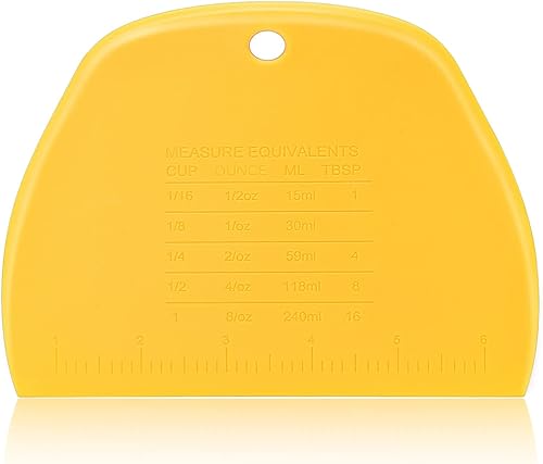 Miniatura 3 de Raspador de masa para hornear, 3 piezas de plástico seguro para alimentos, cortador de masapastelpanpizza para herramientas de cocina