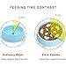 UPSKY Slow Feeder Dog Bowl No Choking Slow Feeder Bloat Stop Dog Cat Food Water Bowl with Funny Pattern, Blue
