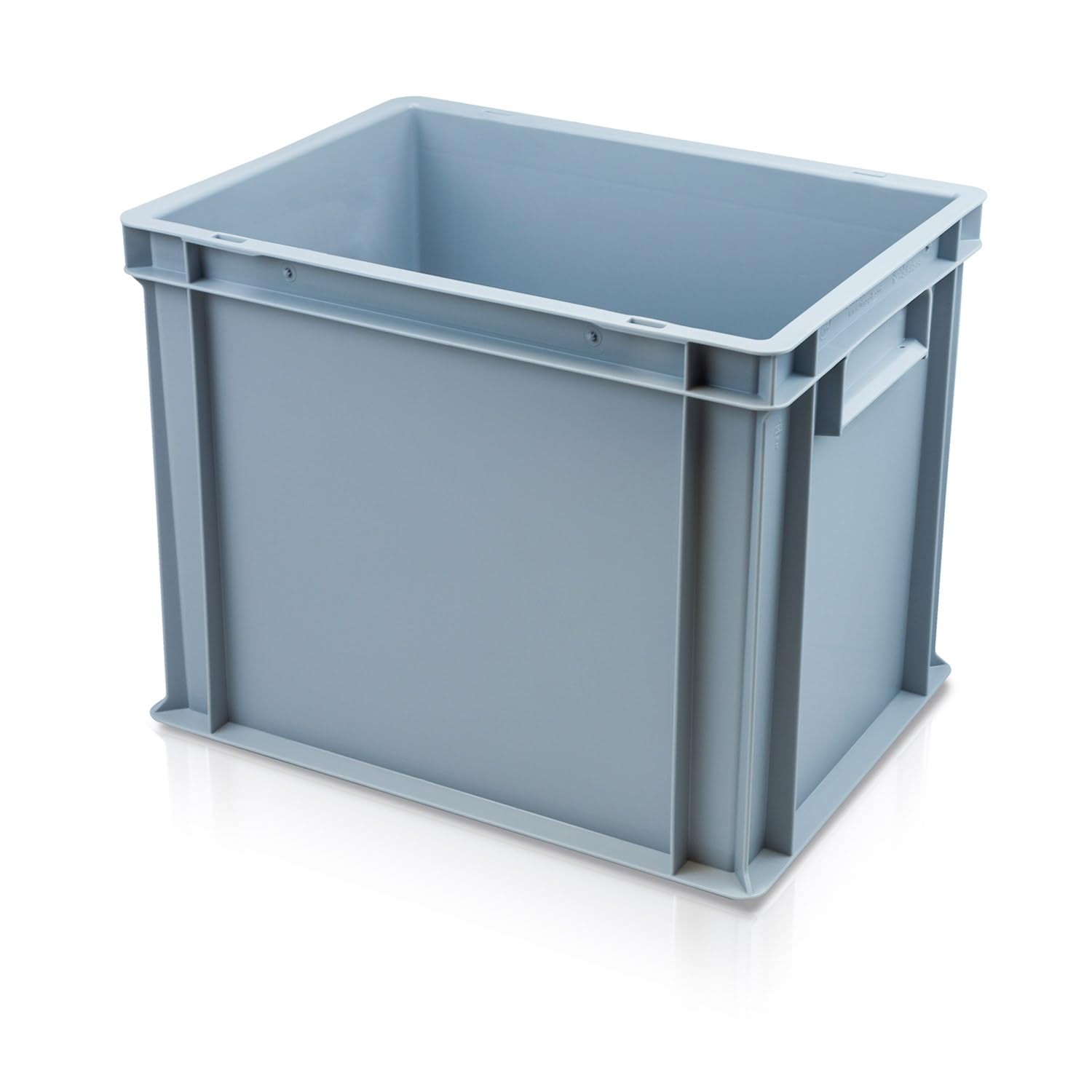 Caterbox Heavy Duty 27L Stackable Industrial Storage Euro Container Box, Reinforced Base, 400x300x320mm