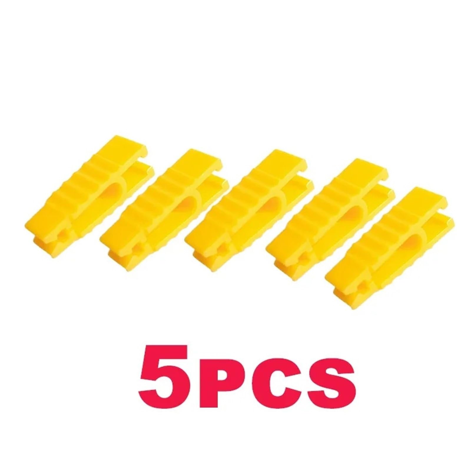 Extractor de fusibles de coche tipo U IC Chip, herramienta de extracción para mini (amarillo, 5 unidades)