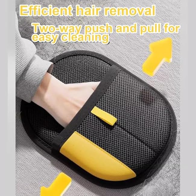 Pet Hair Removal Gloves, 2025 New Electrostatic Gloves Pet Hair Removal,Cat Grooming Gloves for Hair Removal,Versatile Reusable Pet Hair Remover Glove (2PC)-qe31JlWD