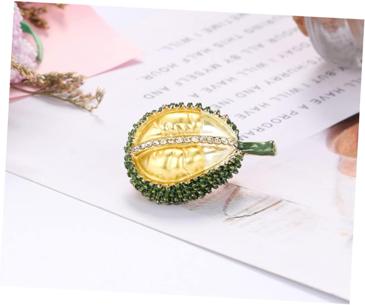 LIFKOME 1pack Cute Alloy Fruit Brooches for Clothing and Accessories Lightweight and Decorative for Boys and Girls and Adults Festivals and Special Occasions