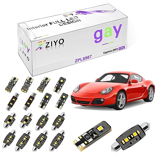 Kit de luces LED interiores para Porsche Cayman 987 2005-2012
