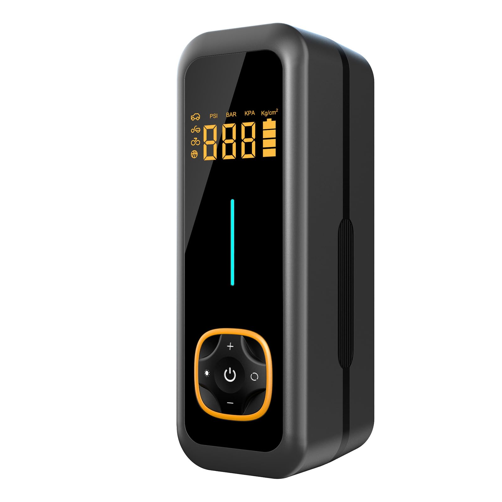150PSI Tire Inflator Portable Air Compressor, Portable Pumps with Digital Pressure Display Cordless Air Compressor Cordless for Car Tires