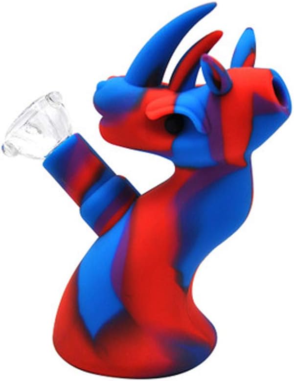 pipa di vetro per fumare la cera