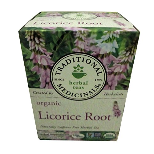 Traditional Medicinals Organic Licorice Root Tea, 16 Tea Bags (Pack of 2)