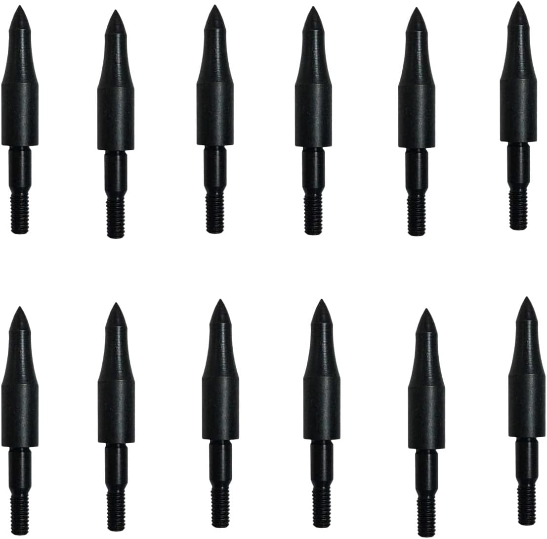12pcs Custom High Precision 125 Grain Field Points, 125gr Crossbow Arrow Tips for Bow and Arrow Target Practice, Screw-in Bullet Points for 5/16 Inch Arrows, Hunting Archery Target & Accessories : Sports & Outdoors