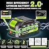 CEEPUY Mini Chainsaw Cordless,6 Inch Portable Electric Chain Saw, Automatic Oiler, Battery Powered Small Handheld Saw, Security Lock Trees Branches Trimming,Wood Cutting, 2 Batteries 3 Chains 2025 #3