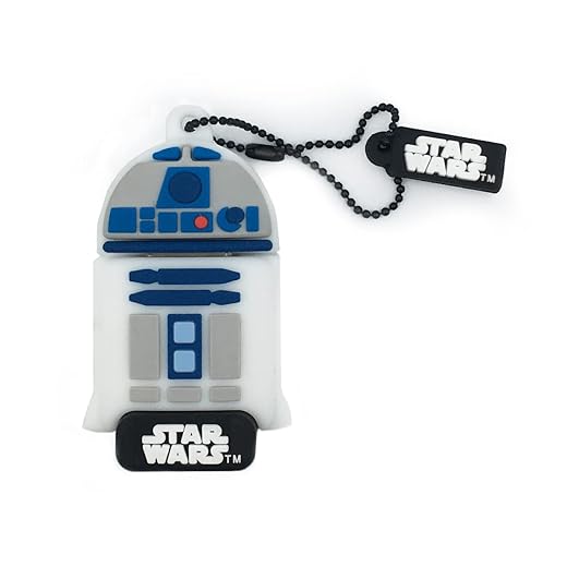 Wondee Disney Star Wars R2D2 Chiavetta USB Divertenti da 32 GB - Star Wars regalo per Compleanno, Natale o Comunione - Chiavetta USB Personaggi Star Wars per Bambini, Uomini e Donne.
