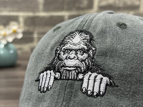 Image of Bigfoot Sasquatch Gifts for Cryptid Lover, Adult Funny Baseball Cap | Bigfoot Adventure Theme, Outdoor Lifestyle Design, Durable Cotton Construction, Comfortable Adjustable Fit