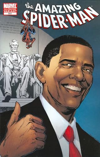 The Amazing Spider-Man #583 (5th) Marvel | Comic Book Barack Obama Abraham Lincoln Memorial