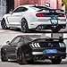 BEOC FIT for 2015-2024 Ford Mustang Carbon Fiber Print GT500 Style Rear Spoiler Trunk Spoiler Wing