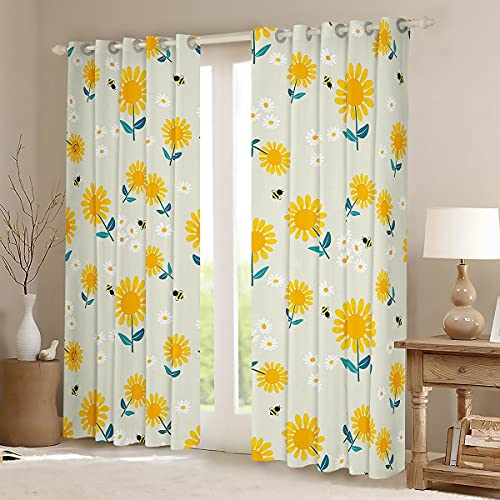 [Set]: il set include 2 pannelli da 117 cm di larghezza x 137 cm di lunghezza ciascuno. Occhielli in plastica argentata sulla parte superiore (diametro interno 1,20,3 cm / diametro esterno 6,9 cm). Facile da appendere e scorrere senza intoppi.