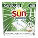 Sun Capsules Lave-Vaisselle Optimum Pure Tout En 1 0% x28, 0% colorants, phosphates et parfums, Vaisselle éclatante et Impeccable, Ingrédients Naturels, Nettoyage & Brillance, 28 Tablettes