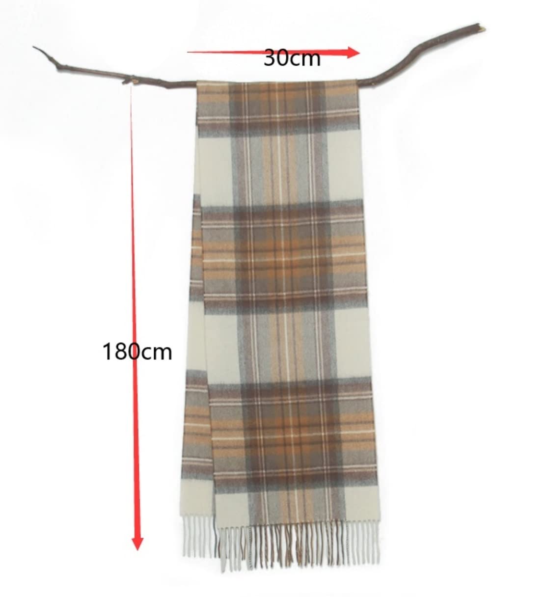 Sciarpa Sciarpe Per Basse Temperature Sciarpa In Cashmere Sciarpa Scozzese Autunno Inverno Spessa Scialle