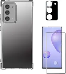 Capa Capinha Transparente para Samsung Galaxy Note 20 + Película 9D + Película Câmera - (C7ARMOR)