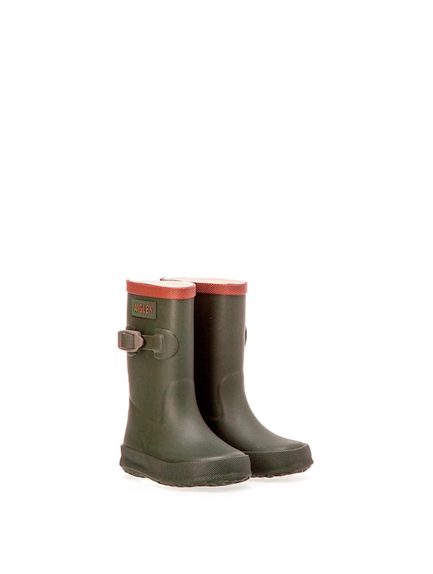 Aigle Partridge 2 Rain Boots Unisex Child, khaki, 19 EU