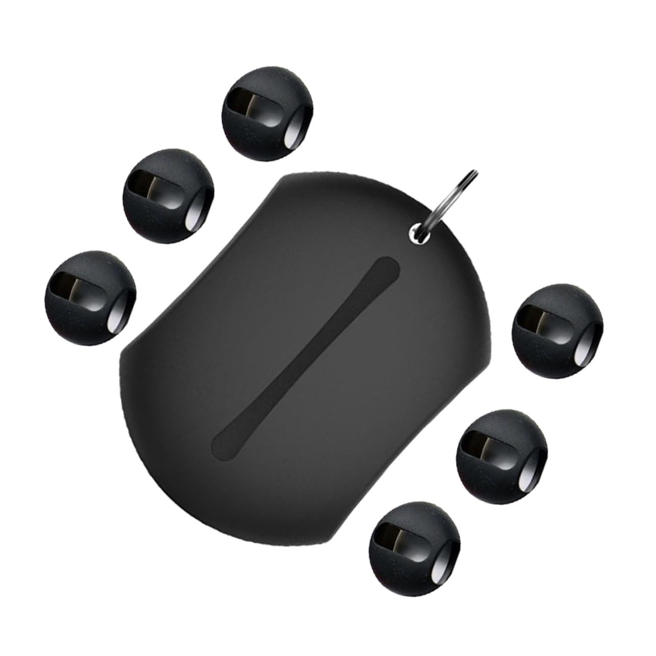 DOITOOL 21 Fundas De Silicona para Auriculares Resistentes A Arañazos Y Golpes Color Negro.