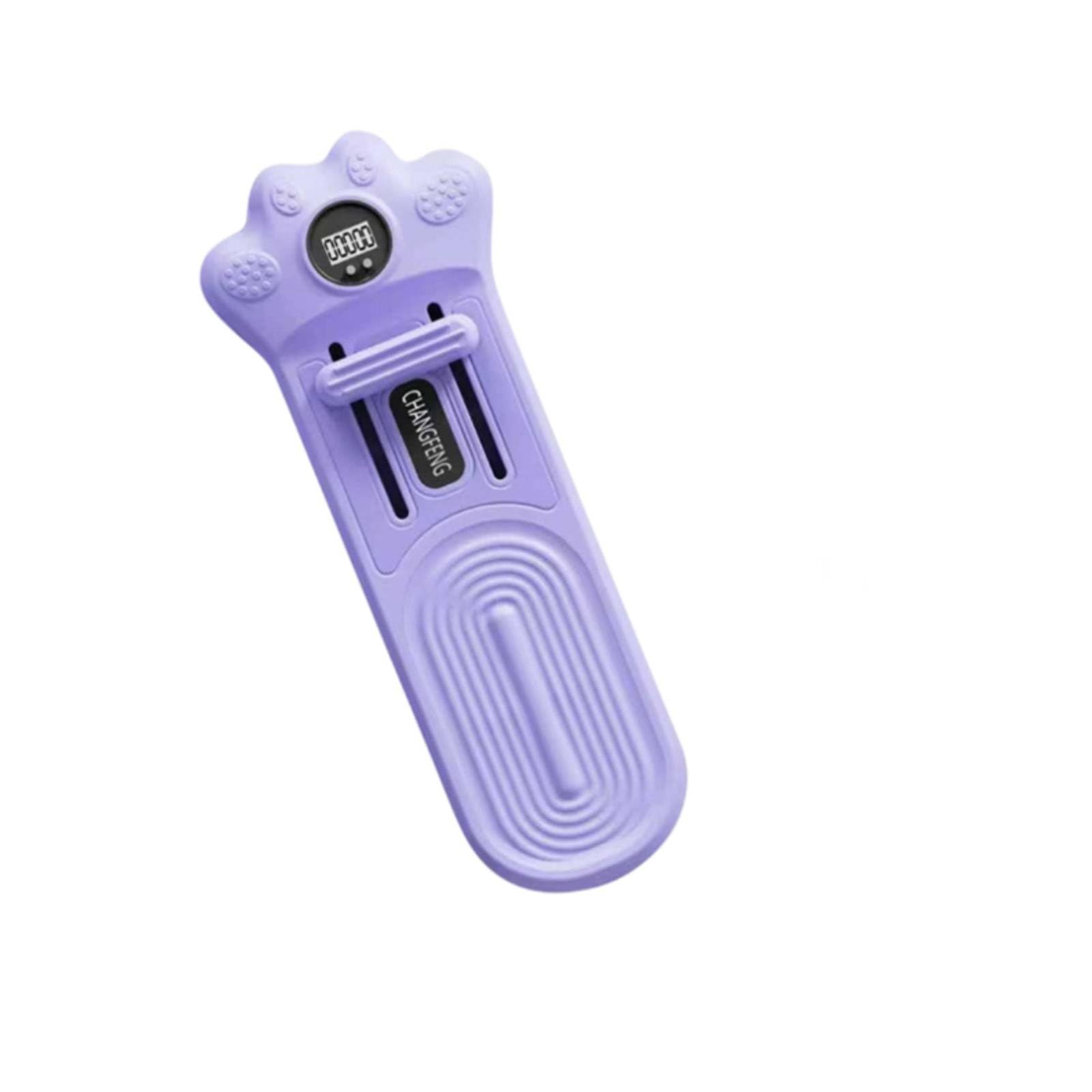 Non-Slip Surface Foot Arch Exerciser Portable Flat Feet Corrector Digital Counter Foot Muscle Exerciser Auto Power Deactivated for Home, Light Purple-image-16