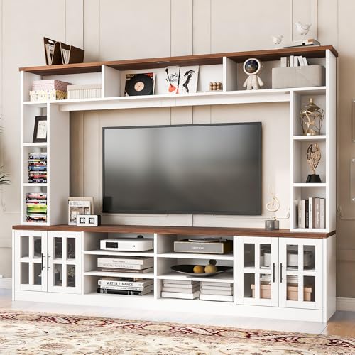 Tdewlye 95.5" W Wall Unit TV Stand Media Console with