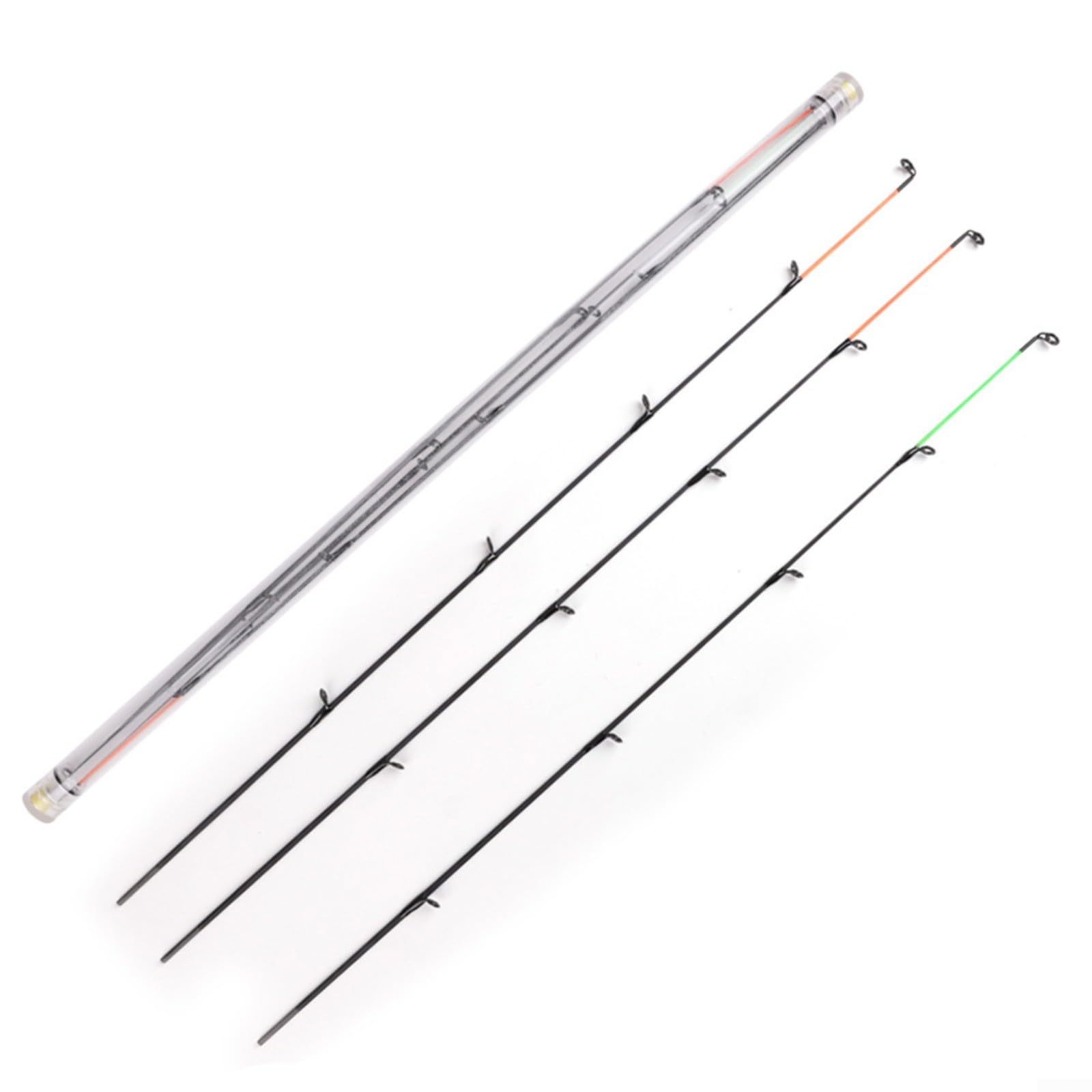 Juego de caña de pescar de fibra de vidrio, M/L/H, 50-120 g, accesorio de pesca