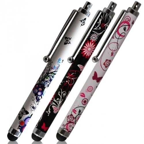 KARYLAX Pack de 3 Stylets universels HF01, HF13, HF17 pour Tablette Continental Edison 10.1 Pouces