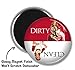 Aloha Girls Gifts Big 3.5” Dirty Clean Dishwasher Magnet Ends Common Kitchen Problem. Adheres to Any Surface. Red and White.