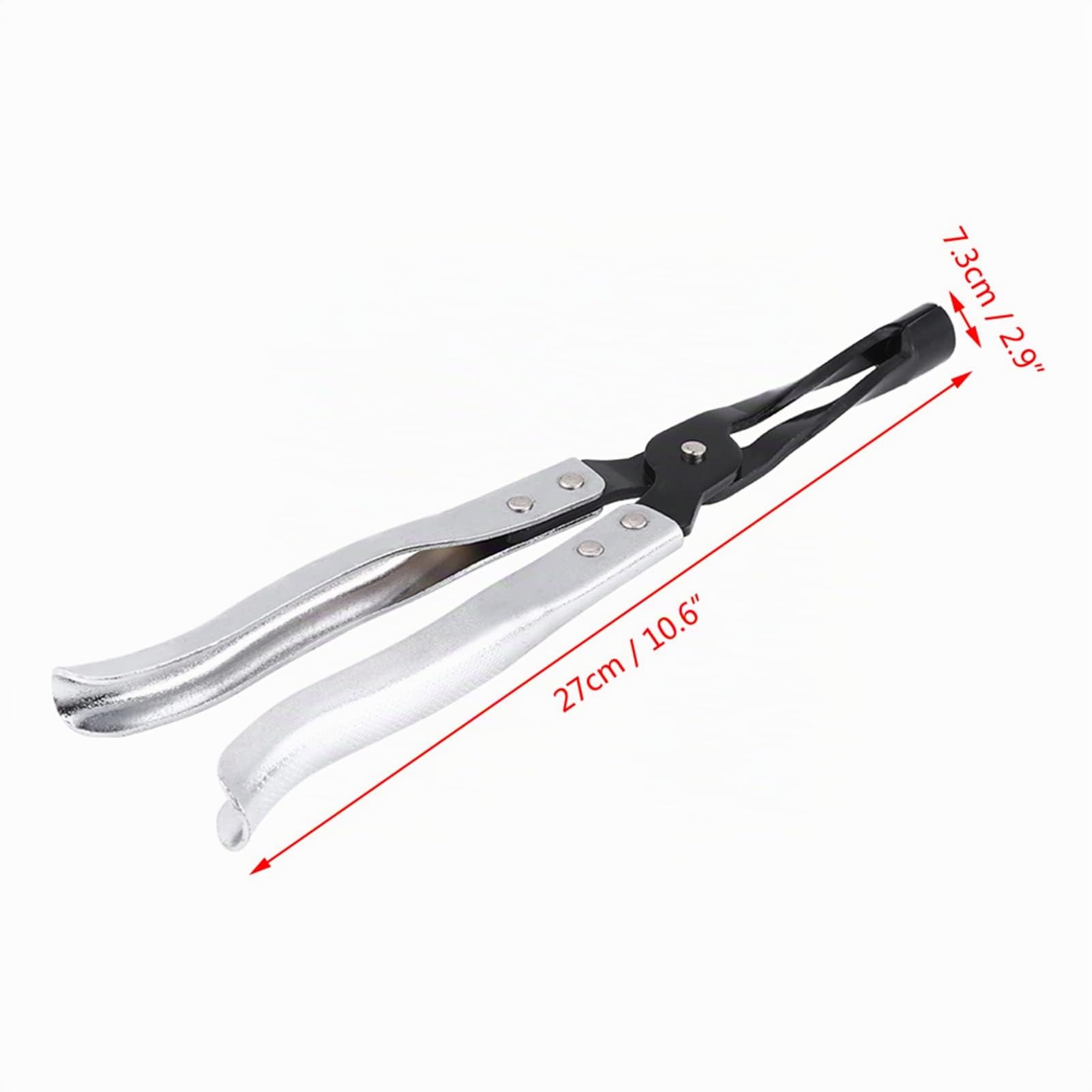 EBTOOLS pour pince joint queue de soupape pour pince pour valve pour valve seal pliers Pince à joint de tige de soupape voiture Auto 27 cm de long universel outil de retrait de joint de tige de soupa