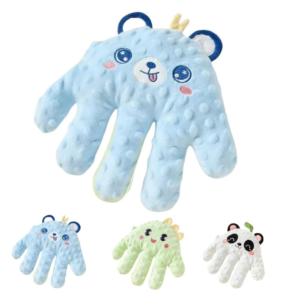 Amazon.co.jp: 電動トントン赤ちゃん寝かしつけぬいぐるみ 自動睡眠サポート スリーピングパーム 加熱可能天然小豆コア リズミカル振動 自動 トントン機能 夜間育児用(1c) : ベビー＆マタニティ