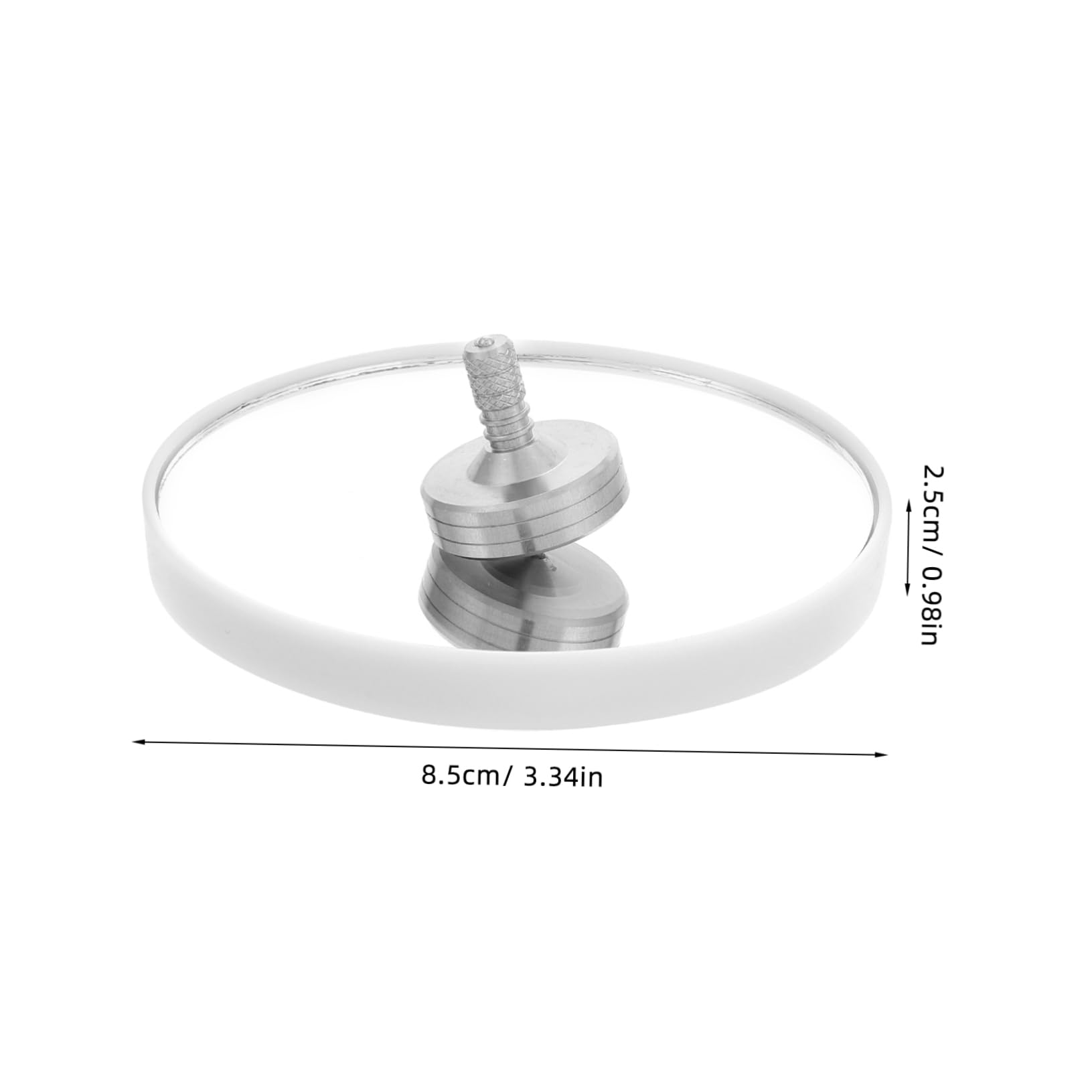 Totority Capsule Fidget Toy Metal Gyroscope for Desk Office Toys Sensory Decompression Present for Boys and Girls Teens