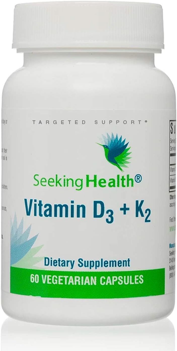 Vitamin D3 + K2 | 5000 IU of D3 (as cholecalciferol) for Optimal Calcium Absorption | 100 mcg of K2 (as menaquinone-7) for Circulatory Health | Supports Bone & Immune Health | 60 Vegetarian Capsules (B0D48QRCKF) Amazon Price History, Amazon Price Tracker