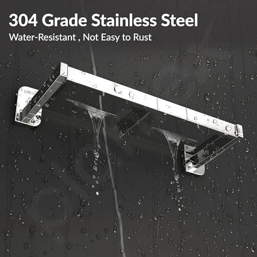 Image of Plantex 304 Grade Stainless Steel Double Soap Dish for Bathroom /Soap Case /Soap Stand /Soap Holder /Bathroom Accessories - Pack of 1 (Rolex, Chrome)