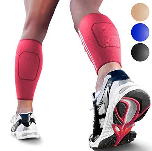 Calf Compression Sleeves by SPARTHOS (Pair) – Leg Compression Socks for Men