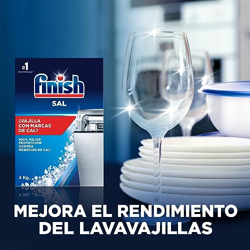 Miniatura 5 de Finish Sal para Lavavajillas, Función Antical, 2kg (Paquete de 2)