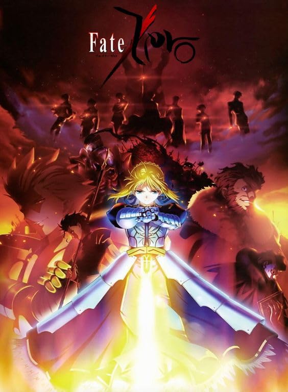 Fate Zero Anime Poster - 12x18 Inches | 170 GSM Gloss Finish