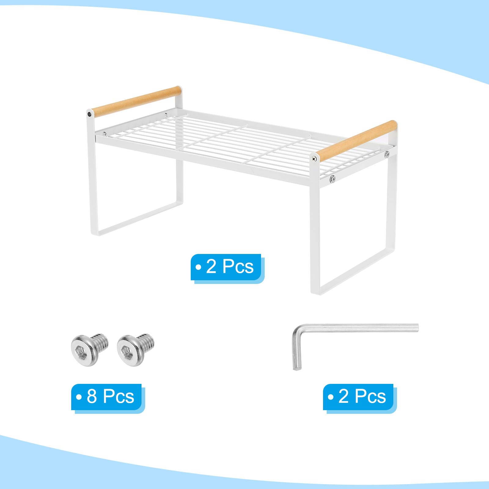 PATIKIL Kitchen Cabinet Organizer Shelves - Image 3