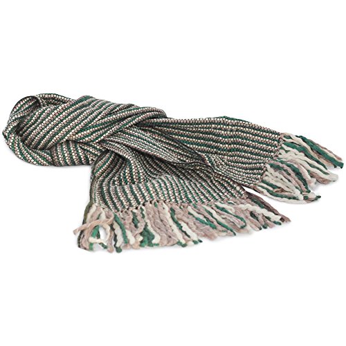 Striped Thick, Long Luxurious Scarf
