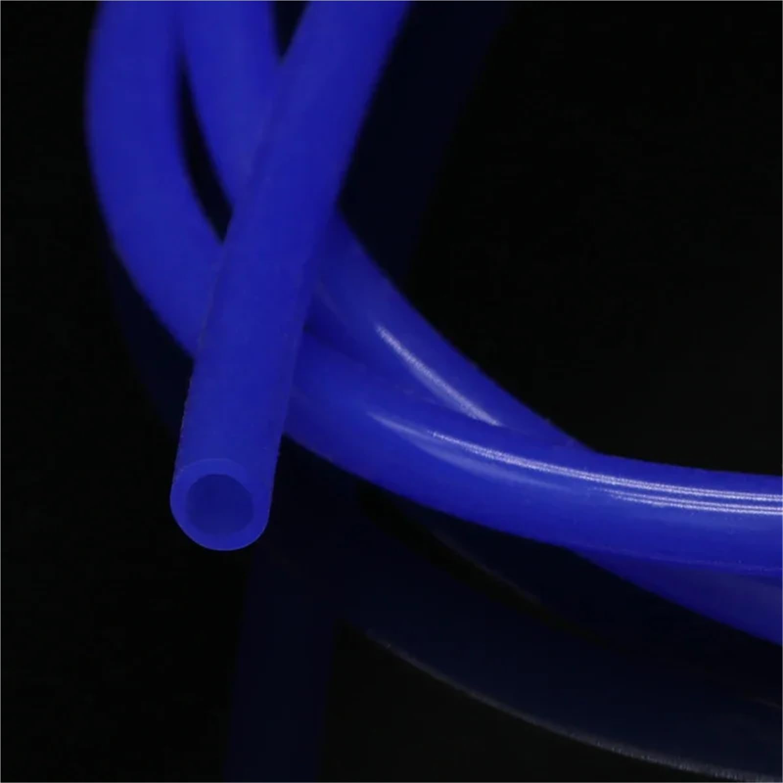 Tuyau flexible en silicone bleu for aquarium, 1/3/5/10 m, raccord d'eau, tuyau d'arrosage Pour pompe, flexible pour eau(10 meters,ID 3mm x OD 5mm)