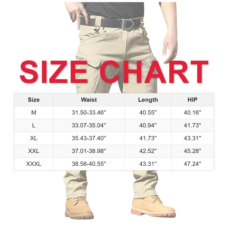 Tactical Pants Men Outdoor Ripstop Military Construction Cargo Pants - image 3
