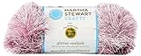 Lion Brand Yarn 5800-503 Martha Stewart Glitter Eyelash Yarn, Kunzite
