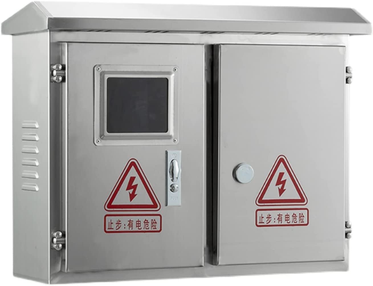 Aioneer Stainless Steel Junction Box, Ip67 Waterproof Outdoor Electrical Enclosure With Mounting Plate, Durable Diy Junction Box For Electrical Connections, L40*W18*H50-A Color-L55*W18*H60CM