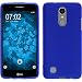 Produktbild PhoneNatic Case kompatibel mit LG K8 2017 - blau Silikon Hülle matt + 2 Schutzfolien
